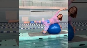 Фитбол на Фитсапе Упражнения для мышц живота