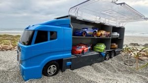 Наведите порядок в автоколонне (Disney Cars) и большом автобусе Тайо ☆ Заведите много друзей