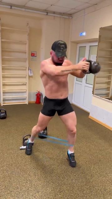 УДАРНАЯ💥🥊 ТРЕНИРОВКА ✅ резина/гири/гантели (сохран? смотреть онлайн