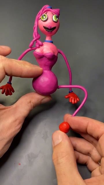 Mommy Long Legs and Huggy Waggy #sculpting #plasticine #huggywuggy смотреть онлайн