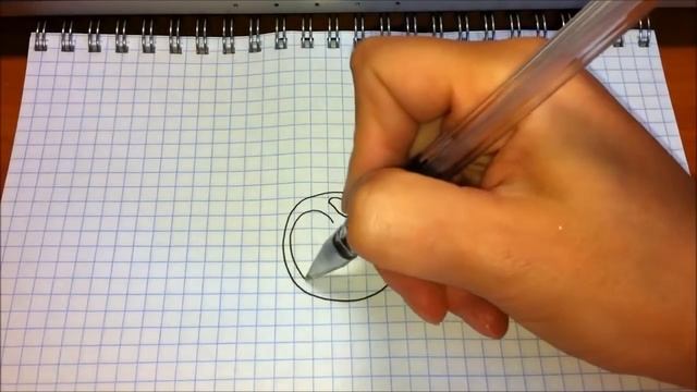 Простые рисунки #134 Как нарисовать бомбочку = смотреть онлайн