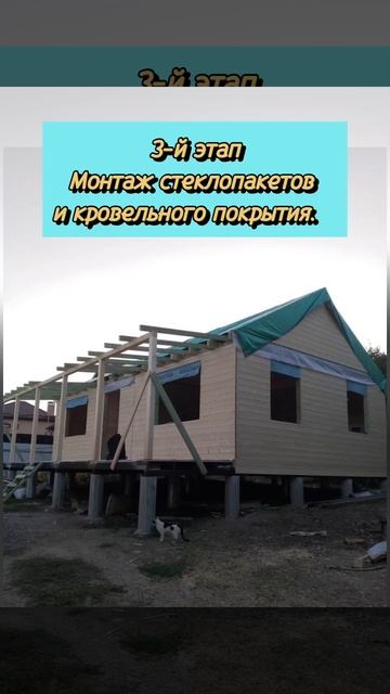 Сборка дома 6х10  #каркасныйдом #дом #мойдом