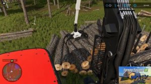 Начали заготовку леса Farming Simulator 2022