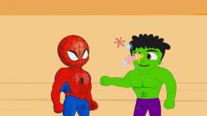 Мультики про супергероев, Человек Паук, Халк, веселые мультики, Железный Человек, мультики детям - Д