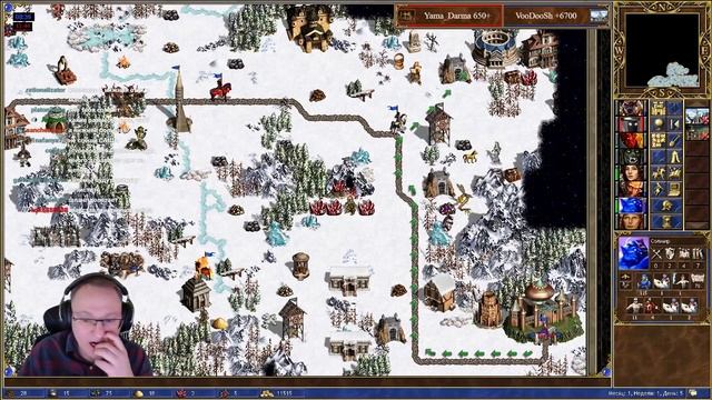 Герои 3 | Voodoosh vs yama_darma | 23.04.2021 смотреть онлайн