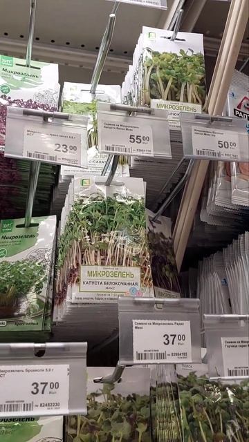 Выбор микрозелени в Леруа Мерлен: 22.04.2023 смотреть онлайн