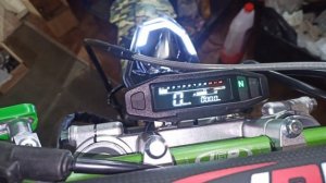 установка панели приборов и светодиодной фары на эндуро мотоцикл.