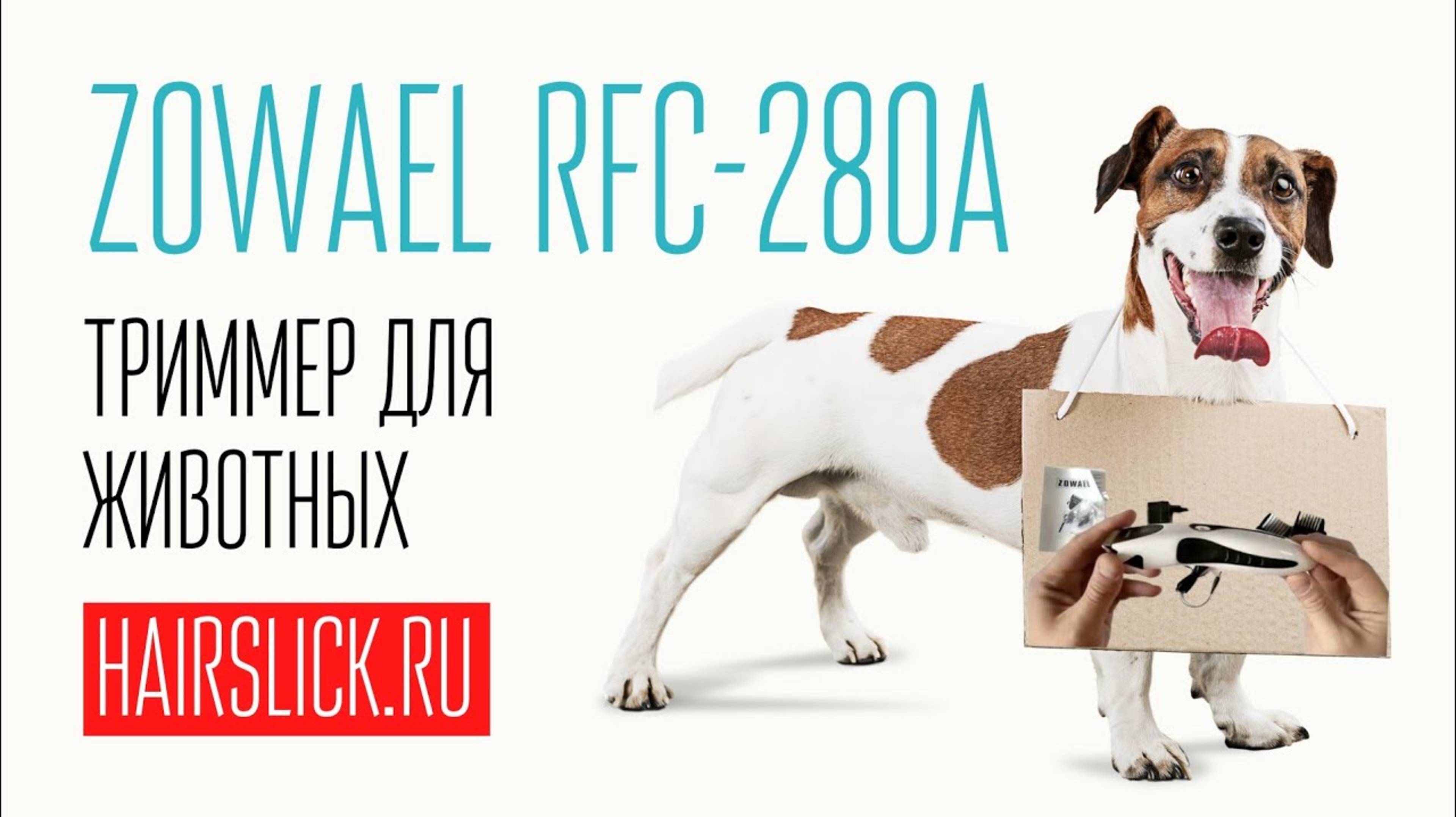 ZOWAEL RFC-280A триммер для животных смотреть онлайн