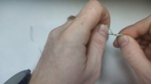 Как привязать крючок с лопаткой? Простой способ