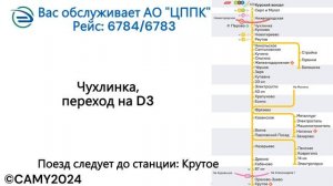 Информатор: Лесной Городок-Крутое УПУ/МЦД/ЦППК САМЫЙ НОВЫЙ
