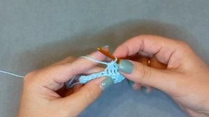 Убавка из трёх столбиков без накида