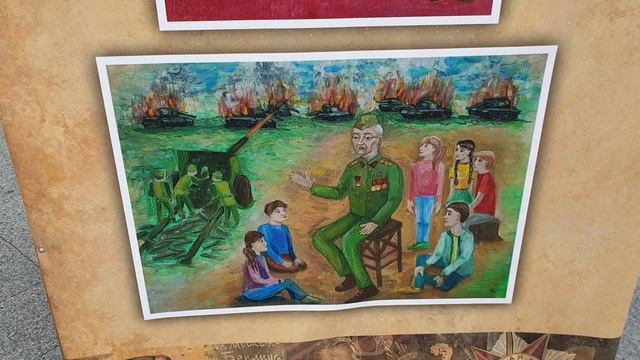 Рисунки ко дню Победы.