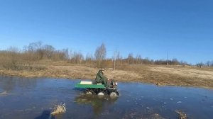 Мотоблок на гусеницах. #youtube #video  #иванычловит