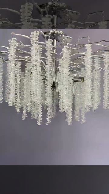 Люстра Гліцинія з подвійним кріпленням підвісна/стел?