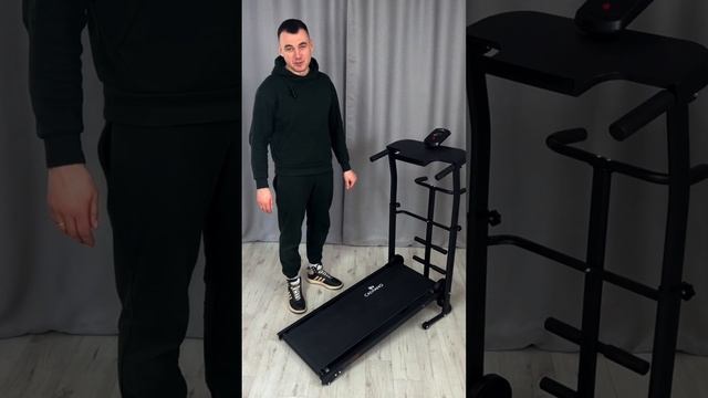 Беговая дорожка механическая Calviano BeFIT черная смотреть онлайн