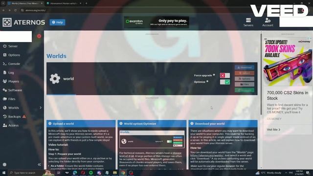 Как загрузить мир на сервер Aternos – Простой способ загр смотреть онлайн