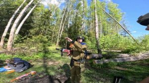 Баттл в лесу на бластерах нерф. Дартсофт игра