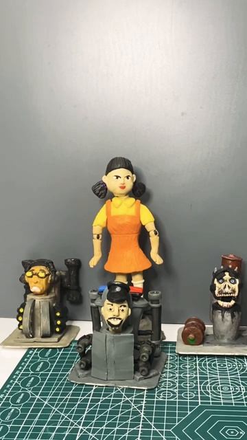 Squid game Clay Art #clayart #skibiditoilet #plasticine #sguidgame смотреть онлайн