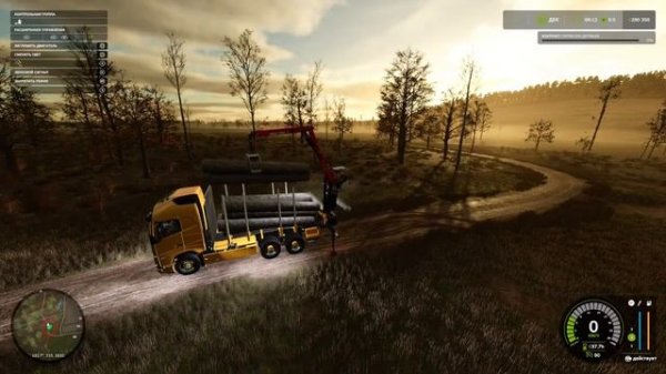 Farming Simulator 25 - Как грузить бревна "комментарии"(стрим(об?