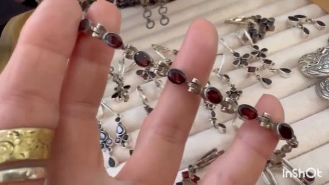 Ювелирные украшения из серебра,вставки гранаты,📞8 915 5