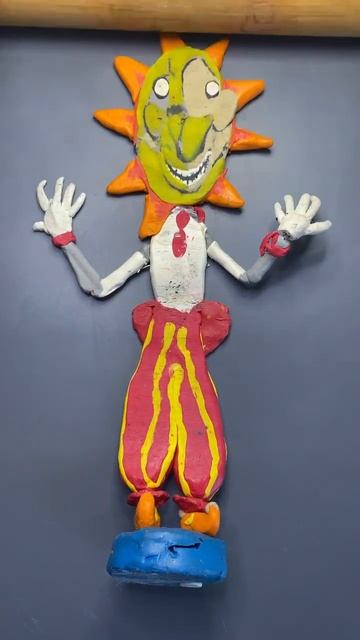 Who is this? #sculpting #plasticine #animatronics #clayart смотреть онлайн