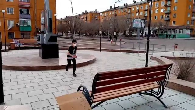 |Паркур в Карантин|Сальто|Научился B-Twist|