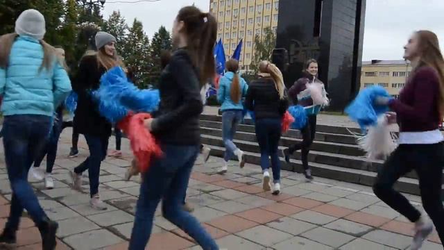 Танцевальный номер - акция "Спасибо за голос" @ Иваново, смотреть онлайн