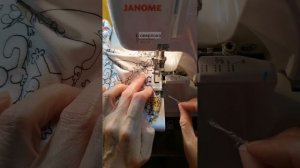 Обработка края на оверлоке. Как шить по кругу.