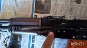 снятие нижнего цевья ММГ АК 74