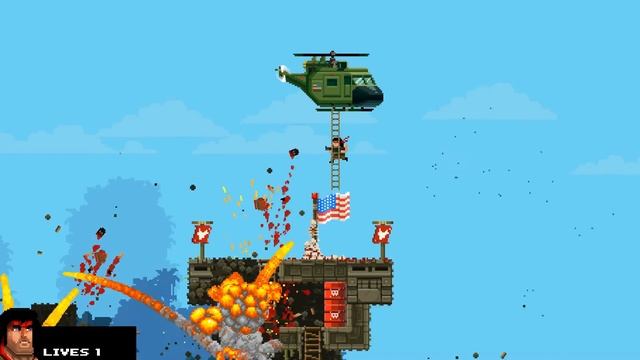 ДЕМОКРАТИЯ НА НАШЕЙ СТОРОНЕ - Broforce смотреть онлайн