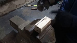 Простейший шаблон для сверления под угол.