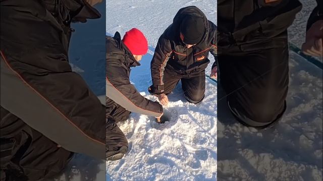 Первый лёд рыбалка на жерлицы🚩 озеро Кенетай 👍💪 смотреть онлайн