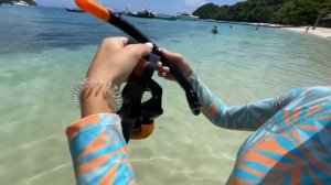 Как правильно плавать с маской и трубкой? Снорклинг. Н?