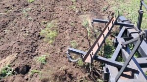 самодельный плуг 3-25 и японский трактор Исеки ТА 275