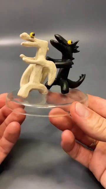 Toothless Dragon #clayart #plasticine смотреть онлайн