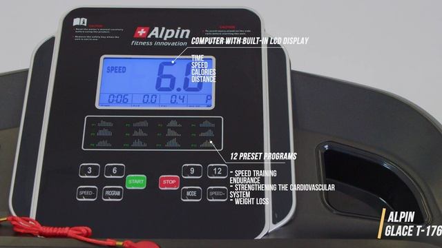 Беговая дорожка Alpin Glace T 176 смотреть онлайн