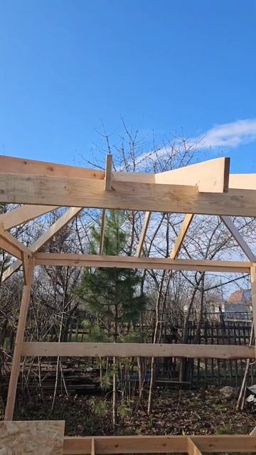 Делаю беседку часть 2