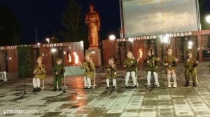 Выступление на концерте к 9 мая