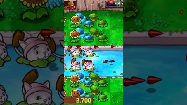 Прохожу бесконечный бассейн в пвз 1 #pvz смотреть онлайн