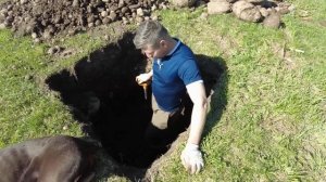 Жизнь на Алтае. Копаем выгребную яму. Садим огород.