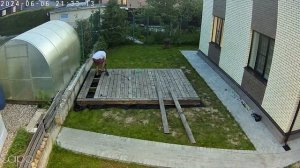 Деревянный подиум для бассейна своими руками