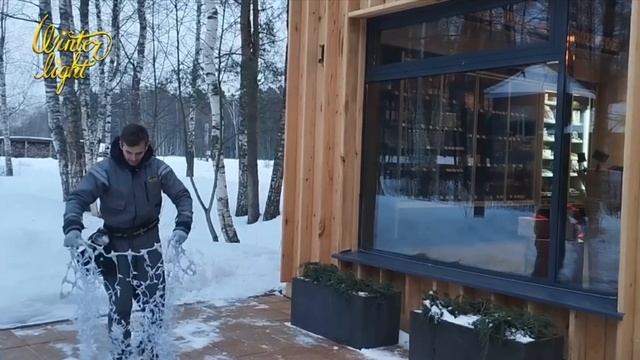 Как повесить светодиодный занавес смотреть онлайн