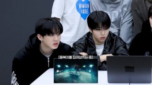 [Русская озвучка Kadza] Реакция Stray kids на клип «Walkin On Water»