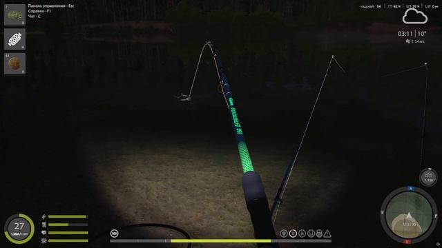 русская рыбалка 4 КЛЁВ С 9ой МИН. трофейный лещ толстол?