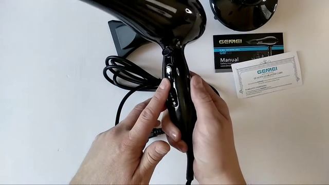 Фен GEMEI-103 смотреть онлайн