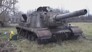 Оживший ＂Зверобой＂ ИСУ-152 - завели самоходку