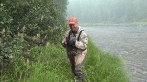 32 серия Ловля Тайменя на Спиннинг Мышь Таймень река Ле