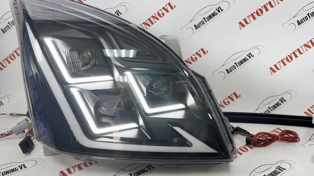 Фары на LAND CRUISER Prado 120 в стиле Lexus