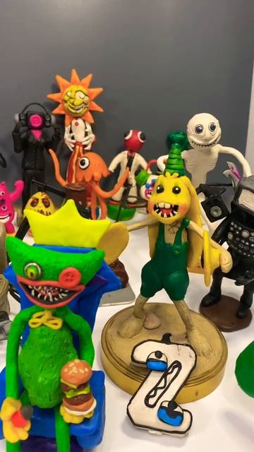 Clay Art #clayart #plasticine #huggywuggy смотреть онлайн