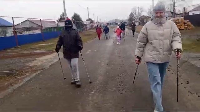 Акция ЗОЖ "Шаги Здоровья", маршрут по скандинавской хо? смотреть онлайн